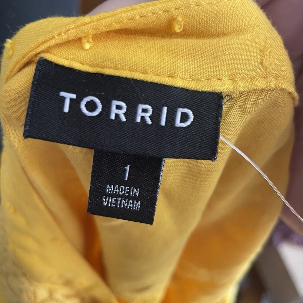 TORRID Tunic Top Yellow - Picture 10 of 10